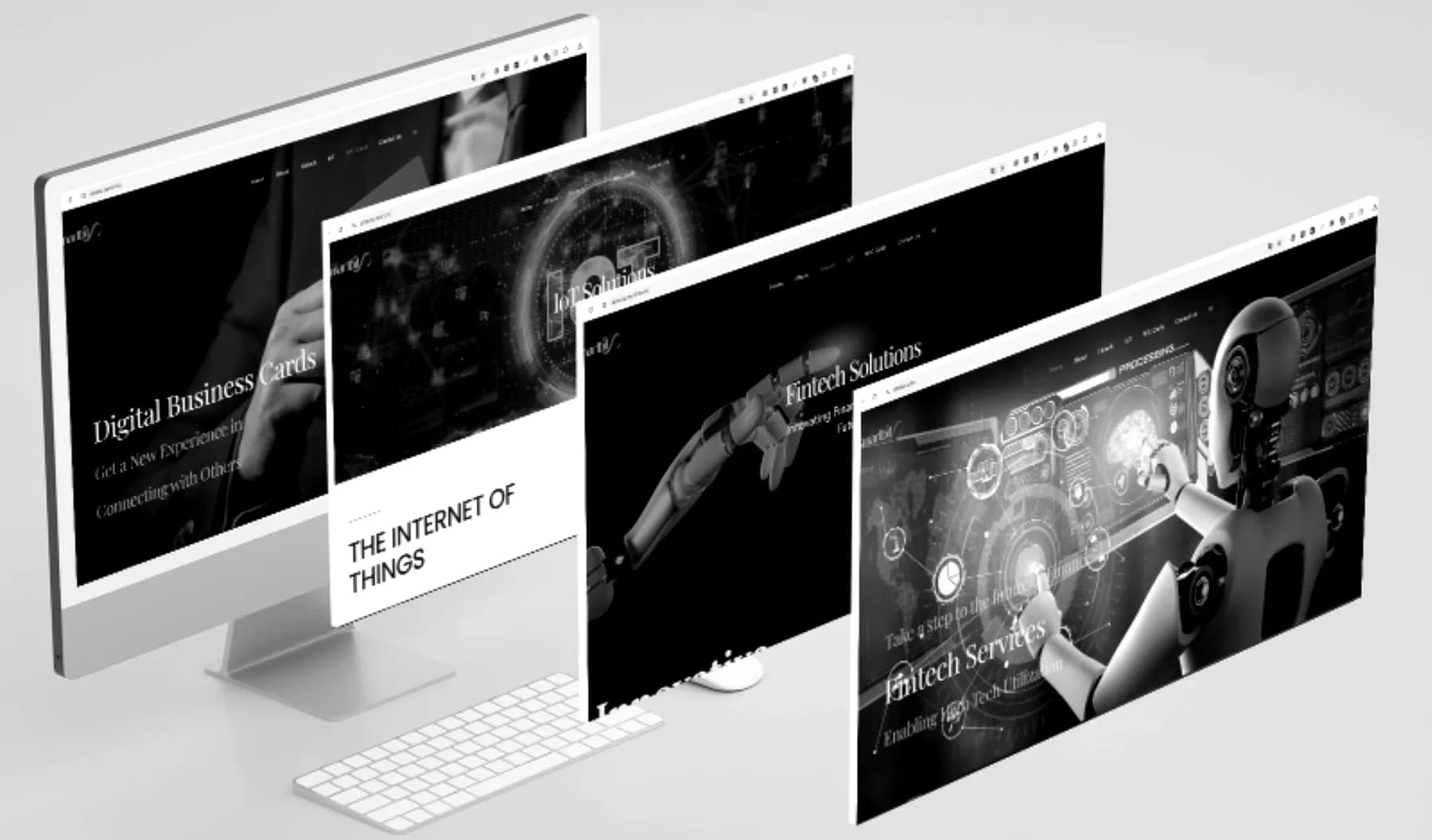 Smart Bit Technologies — Website for a fintech and IoT solutions company